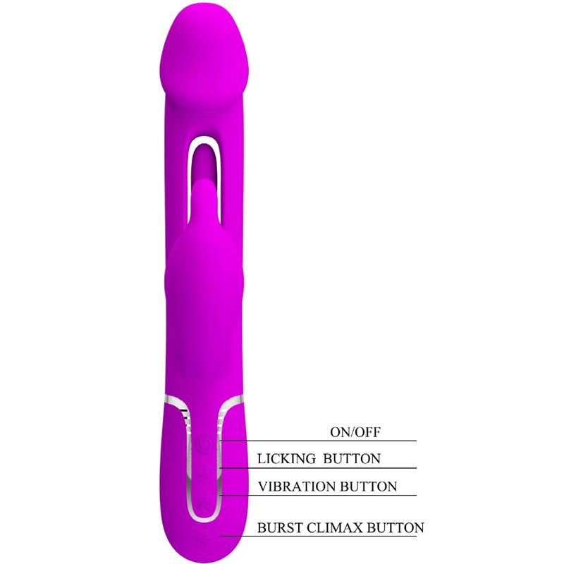 Vibrateur rabbit multifonction 3-en-1 — PRETTY LOVE FLIRTATION