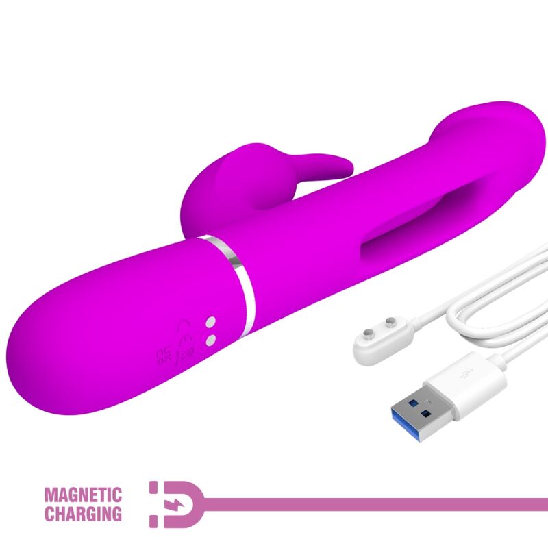 Vibrateur rabbit multifonction 3-en-1 — PRETTY LOVE FLIRTATION