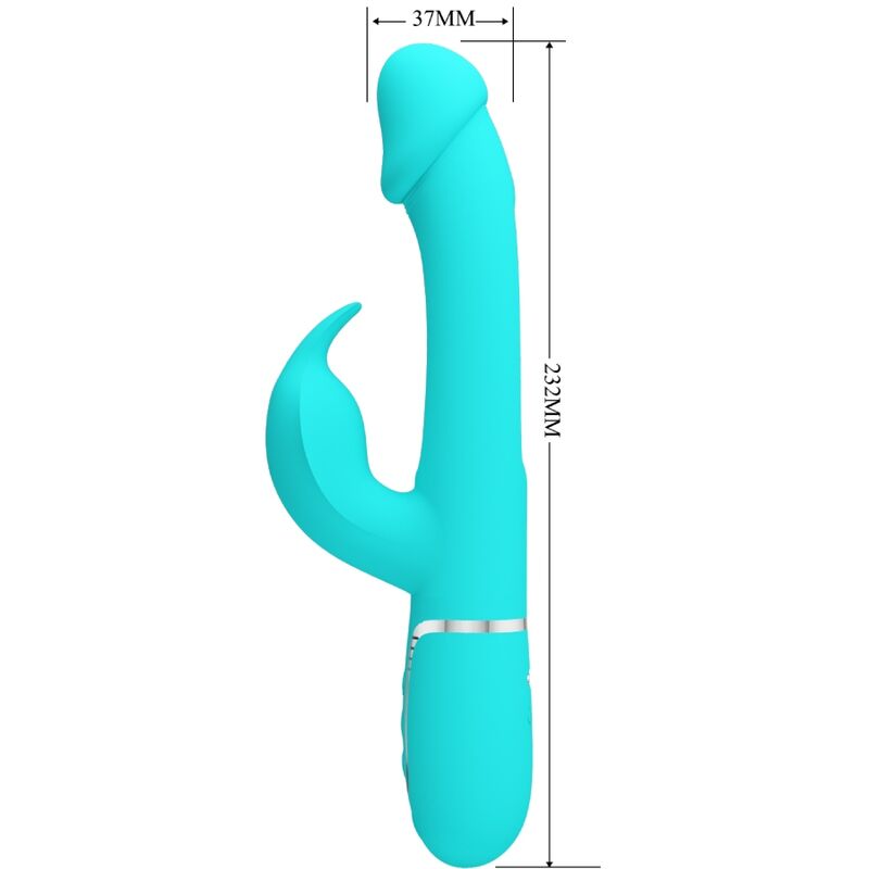 Vibromasseur rabbit 3-en-1 multifonction — PRETTY LOVE FLIRTATION