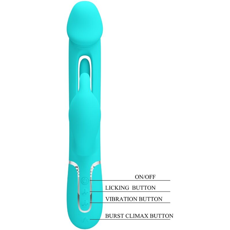 Vibromasseur rabbit 3-en-1 multifonction — PRETTY LOVE FLIRTATION