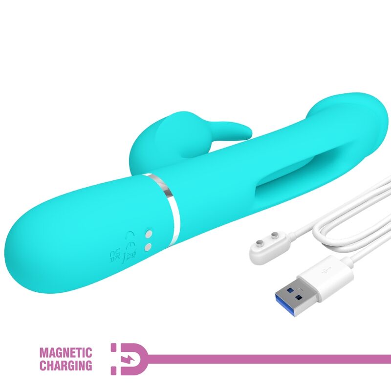 Vibromasseur rabbit 3-en-1 multifonction — PRETTY LOVE FLIRTATION