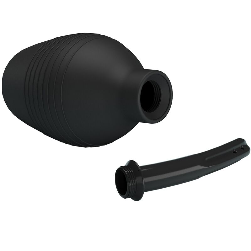 Douche anale extra large en silicone noir — MR PLAY