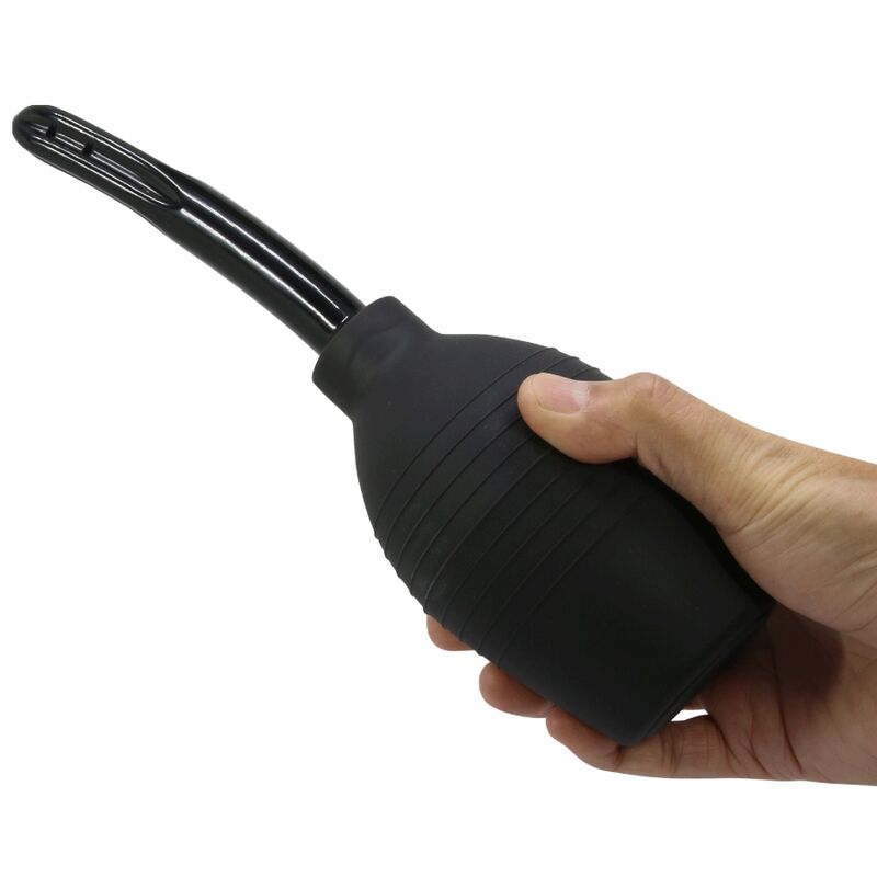 Douche anale extra large en silicone noir — MR PLAY
