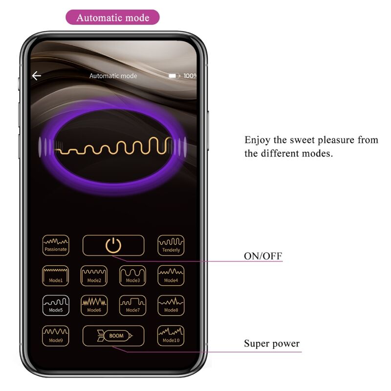 Vibrateur point G connecté rechargeable lilas — PRETTY LOVE FLIRTATION