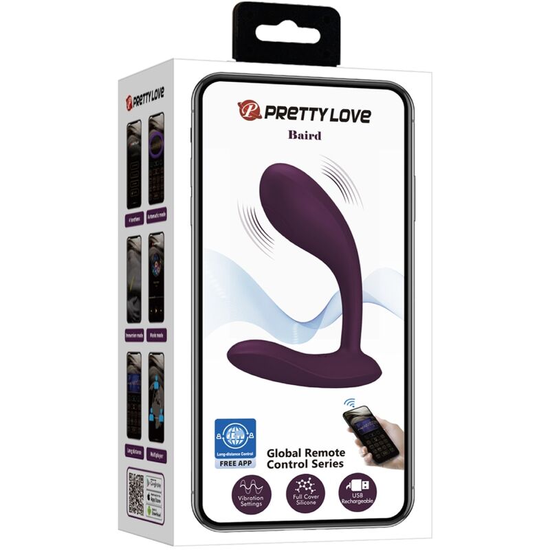 Vibrateur point G connecté rechargeable lilas — PRETTY LOVE FLIRTATION
