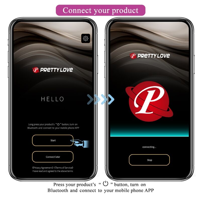 Vibrateur point G connecté rechargeable lilas — PRETTY LOVE FLIRTATION