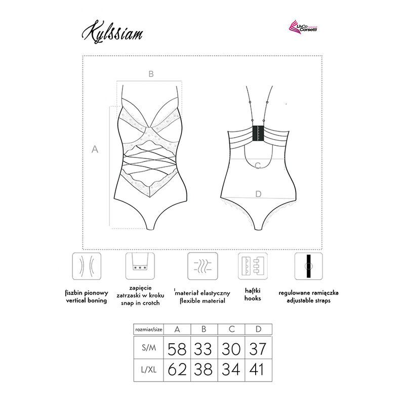 Body transparente em tule e renda preta — LIVCO CORSETTI BODIES