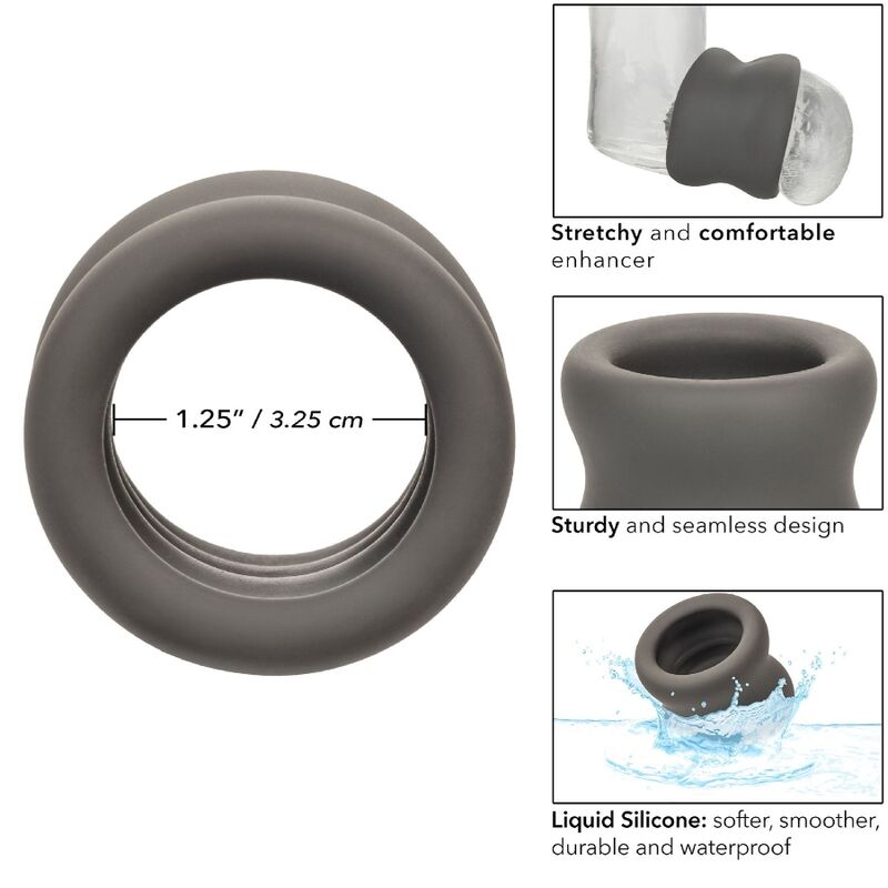 Alpha Anneau de scrotum en silicone liquide — CALEXOTICS