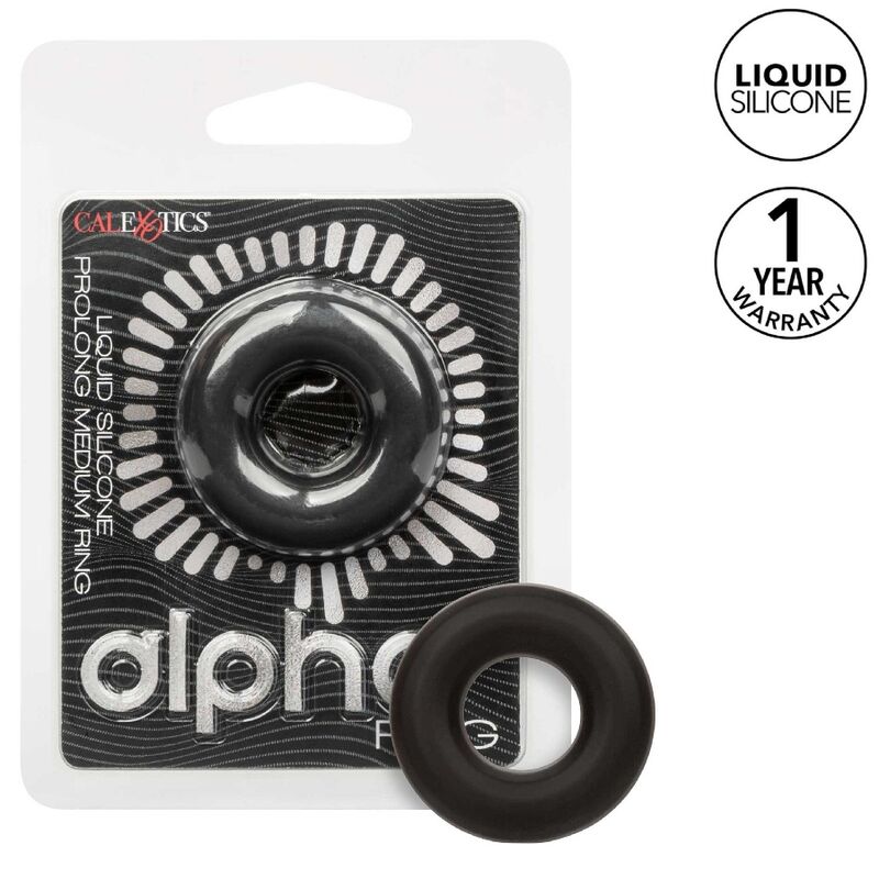 Bague prolongatrice en silicone liquide Alpha Moyenne — CALEXOTICS
