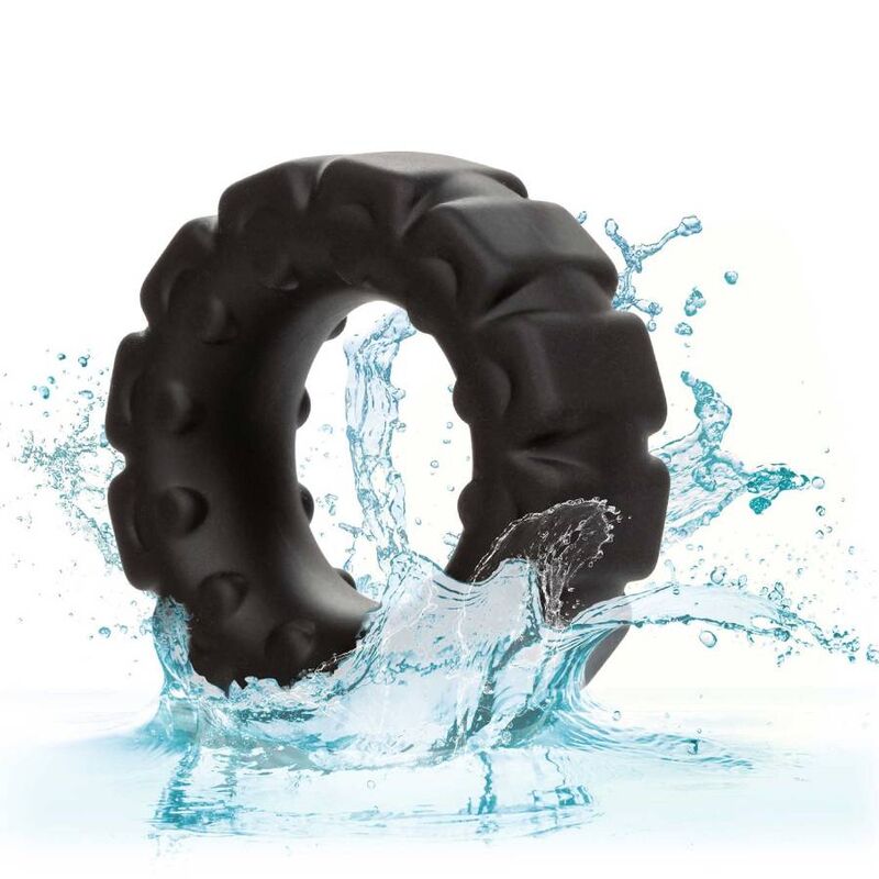 Alpha Liquid Silicone Black Prolongation Ring — CALEXOTICS