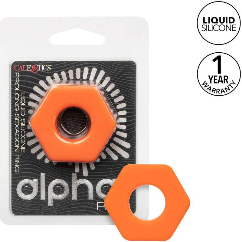 Anneau prolongateur Alpha Sexagon orange — CALEXOTICS