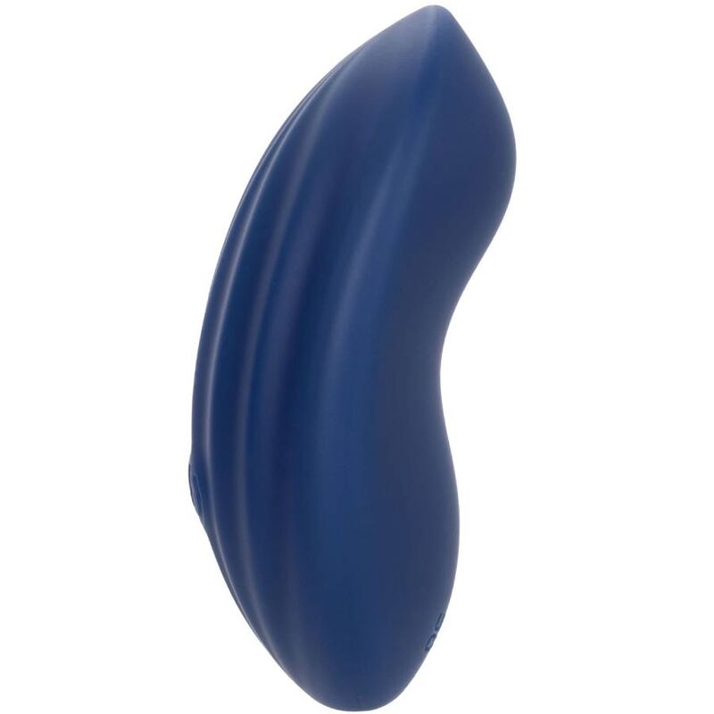 Stimulateur courbe velours cachemire bleu — CALEXOTICS