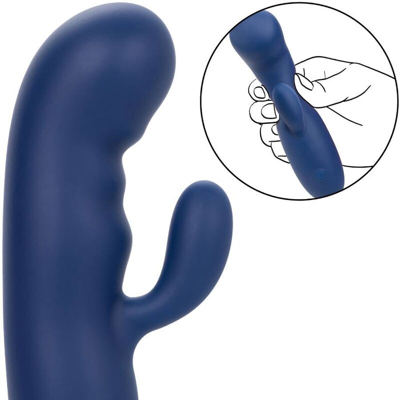 Masseur double moteur en silicone liquide — CALEXOTICS