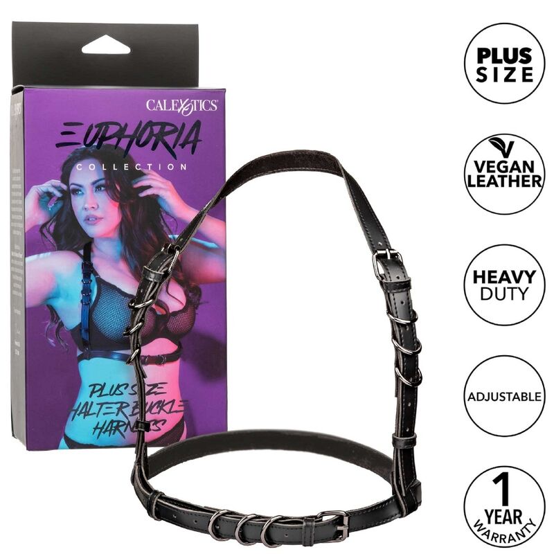 Harnais licou luxueux taille plus — CALEXOTICS
