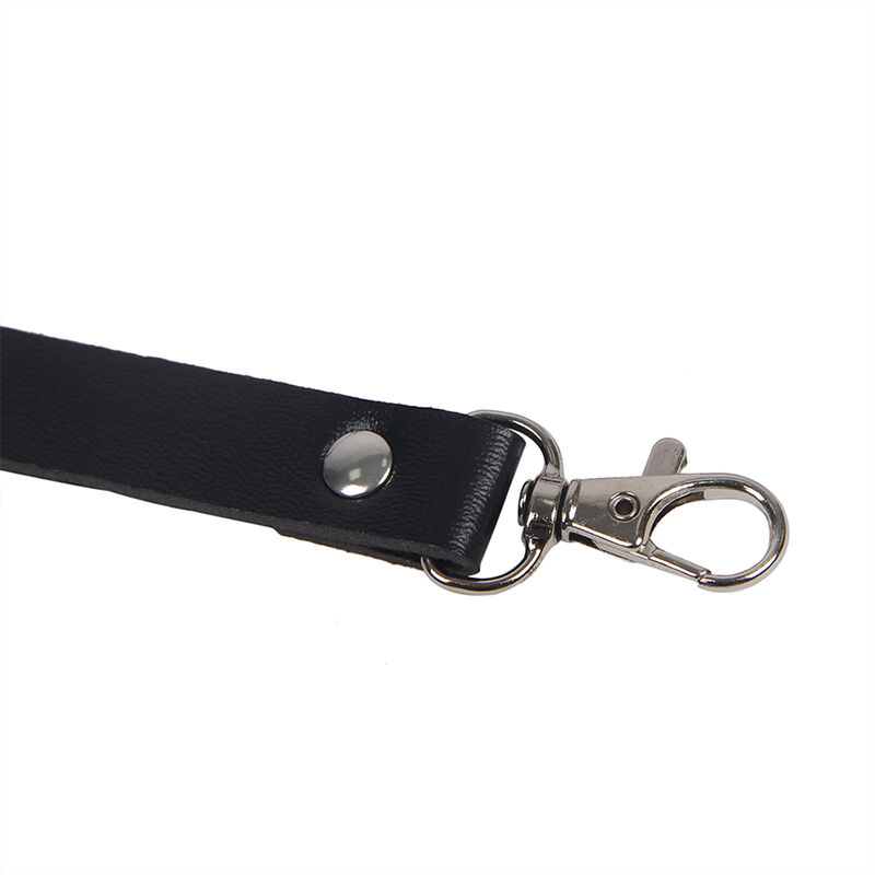 Harnais de corps en cuir noir réglable — SUBBLIME FETISH