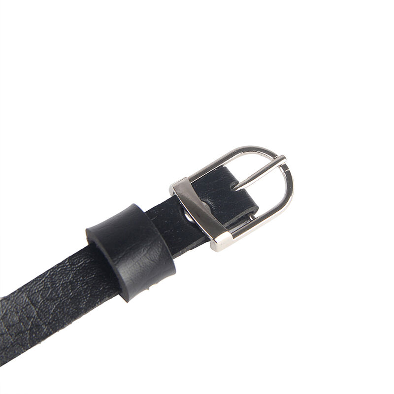 Harnais poitrine chaînes en cuir noir taille unique — SUBBLIME FETISH