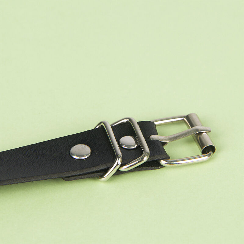 Chaîne ceinture cuir noire — SUBBLIME FETISH