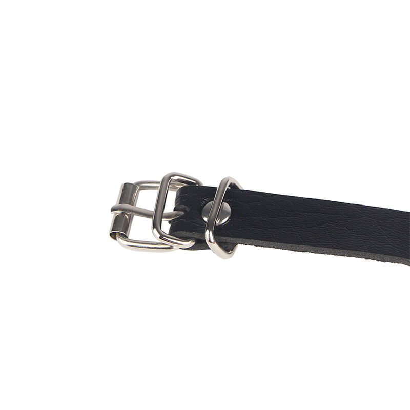 Ceinture chaîne en cuir noir — SUBBLIME FETISH