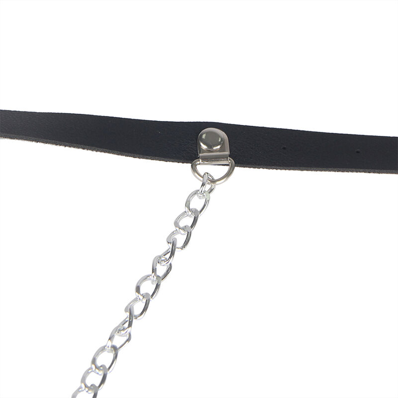 Harnais ceinture en cuir noir taille unique — SUBBLIME FETISH