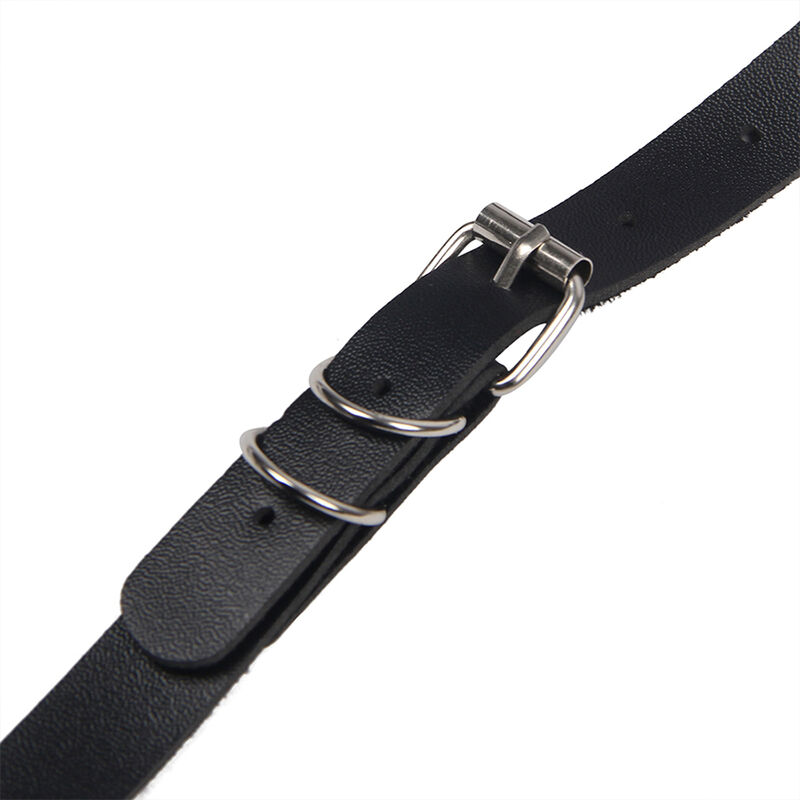 Harnais intégral en cuir noir à boucles — SUBBLIME FETISH