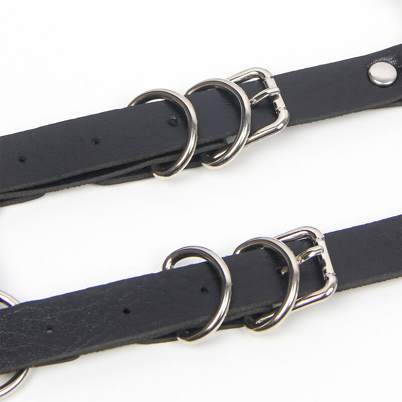 Harnais réglable en cuir avec chaînes — SUBBLIME FETISH