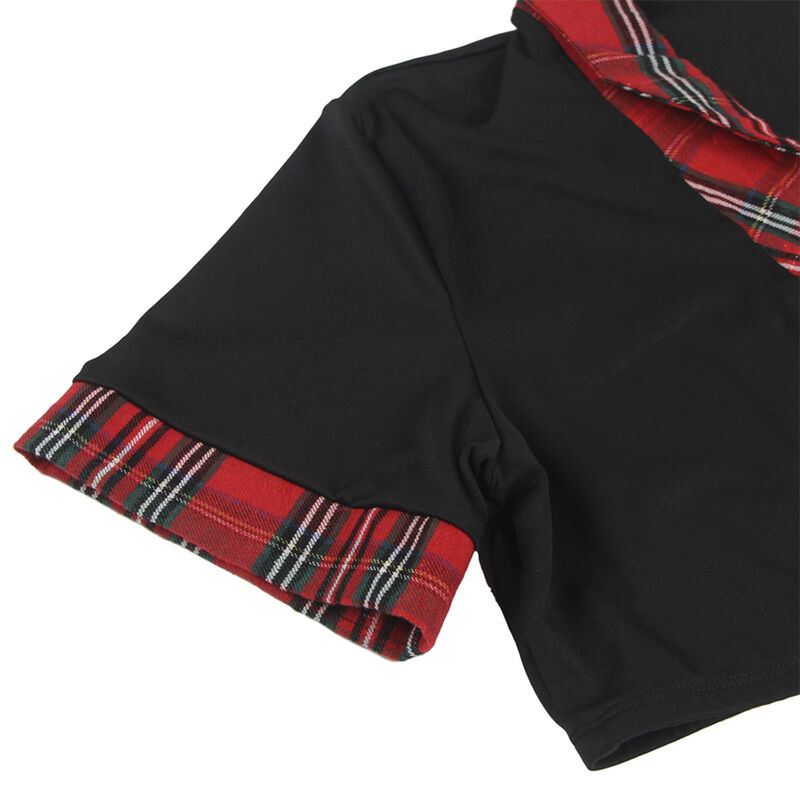 Ensemble écolière séduisant haut et jupe plissée — SUBBLIME COSTUMES