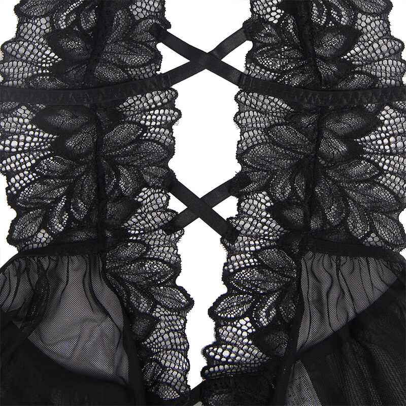 Body en dentelle à col haltère et dos nu — SUBBLIME BODIES