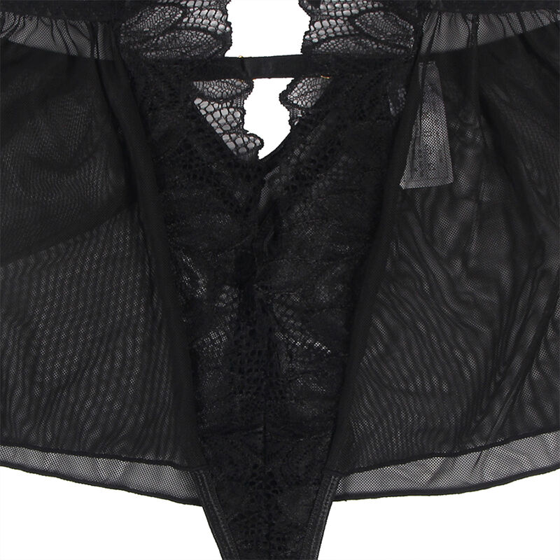 Body en dentelle à col haltère et dos nu — SUBBLIME BODIES
