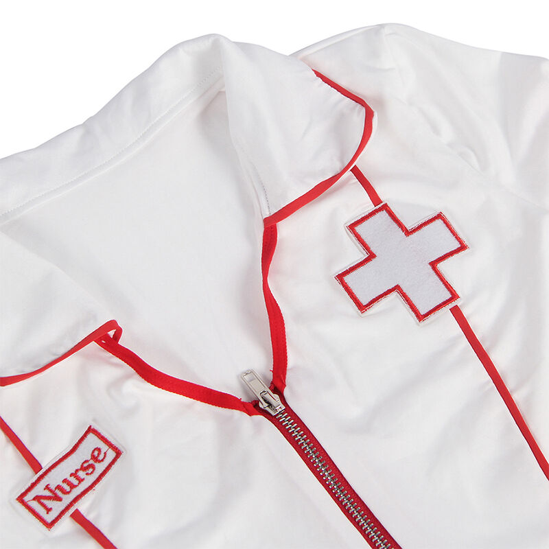 Body infirmière glamour rouge et blanc — SUBBLIME COSTUMES