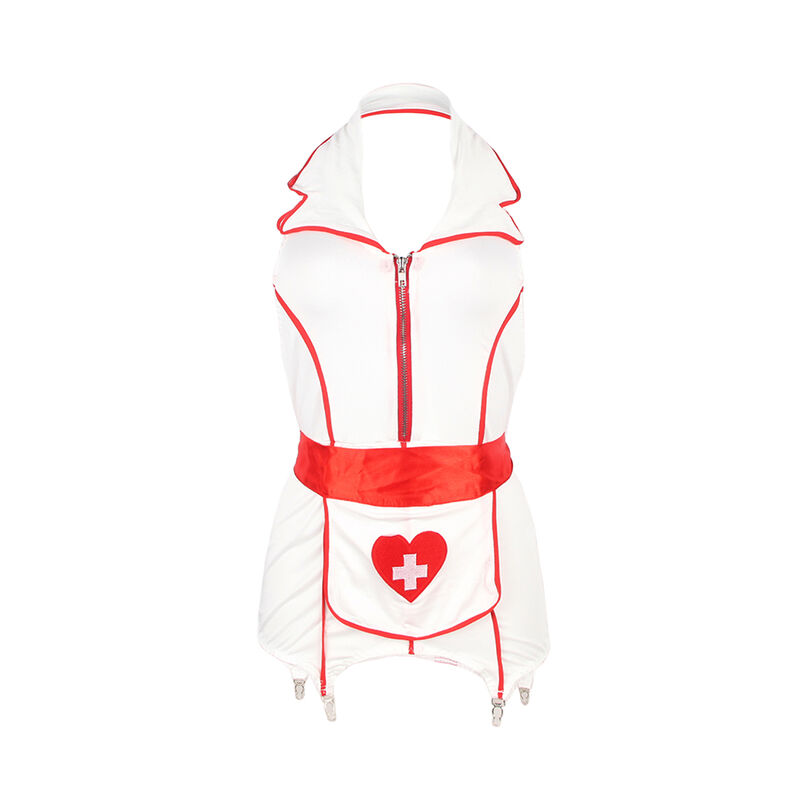 Robe d'infirmière sexy rouge et blanc — SUBBLIME COSTUMES