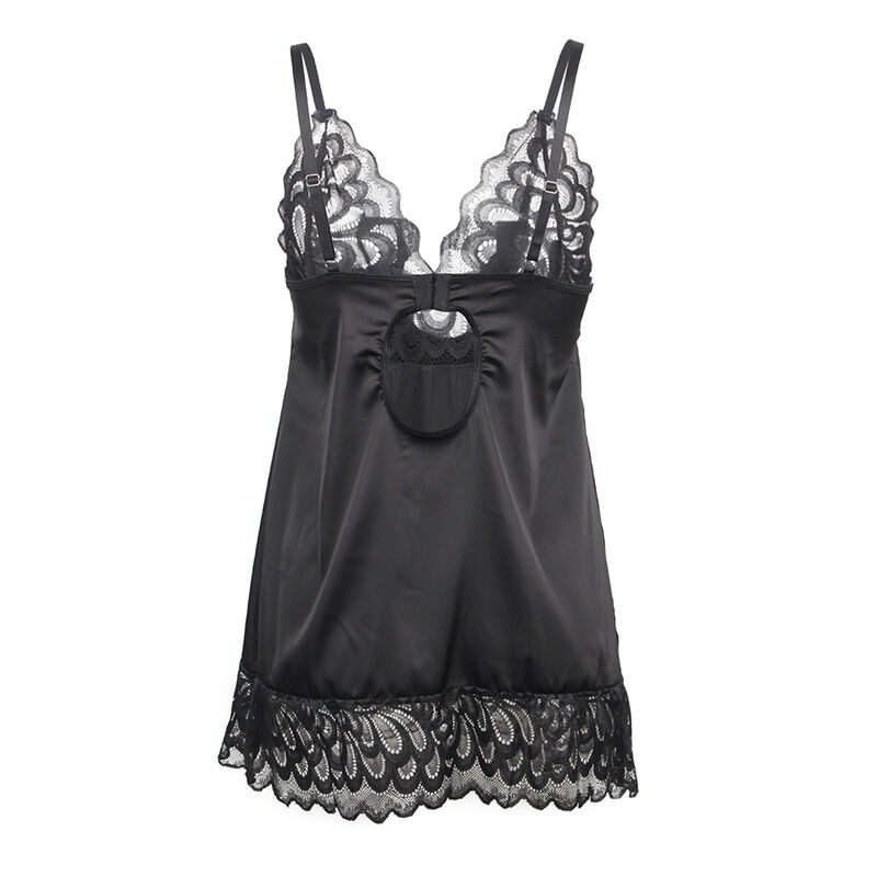Babydoll dentelle florale noir — SUBBLIME BABYDOLLS