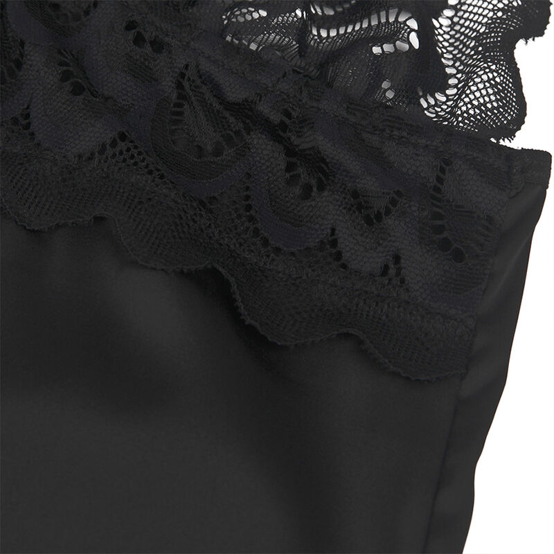 Babydoll dentelle florale noir — SUBBLIME BABYDOLLS
