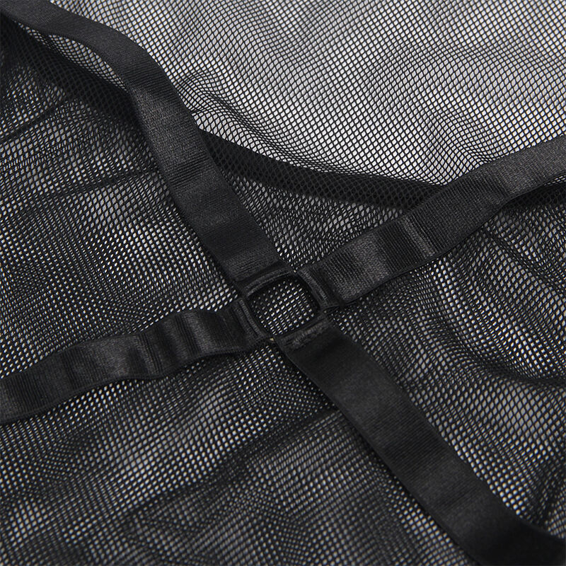 Robe transparente dos nu en noir — SUBBLIME DRESSES
