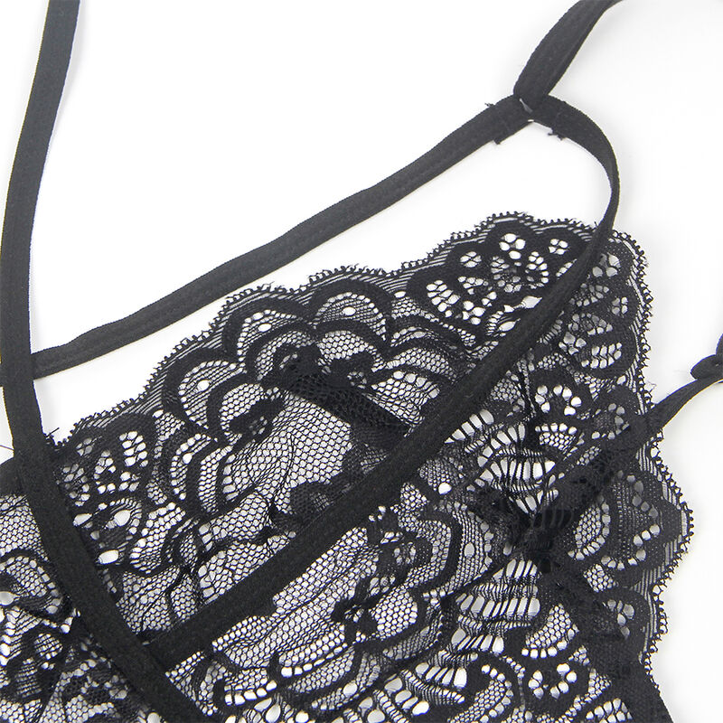 Body dentelle noir costume de police — SUBBLIME COSTUMES