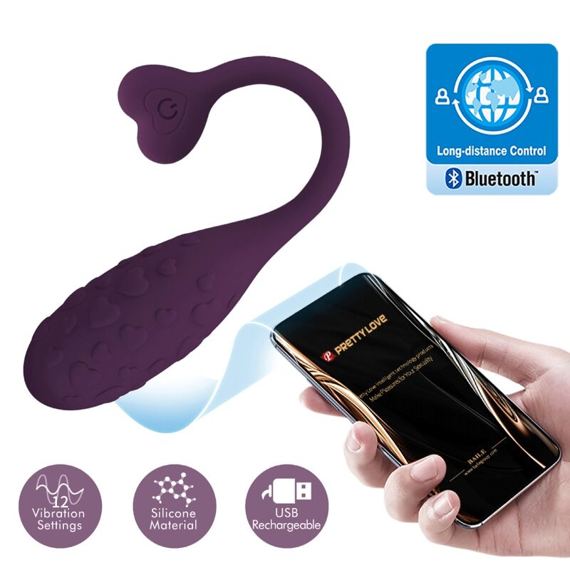 Oeuf vibrant connecté ultra-discret — PRETTY LOVE SMART