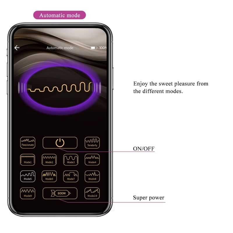 Huevo vibrante conectado ultra-discreto — PRETTY LOVE SMART