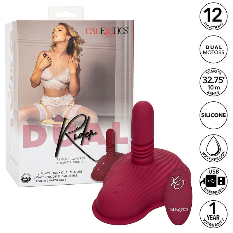 Masseur double moteur rider télécommandé — CALEXOTICS