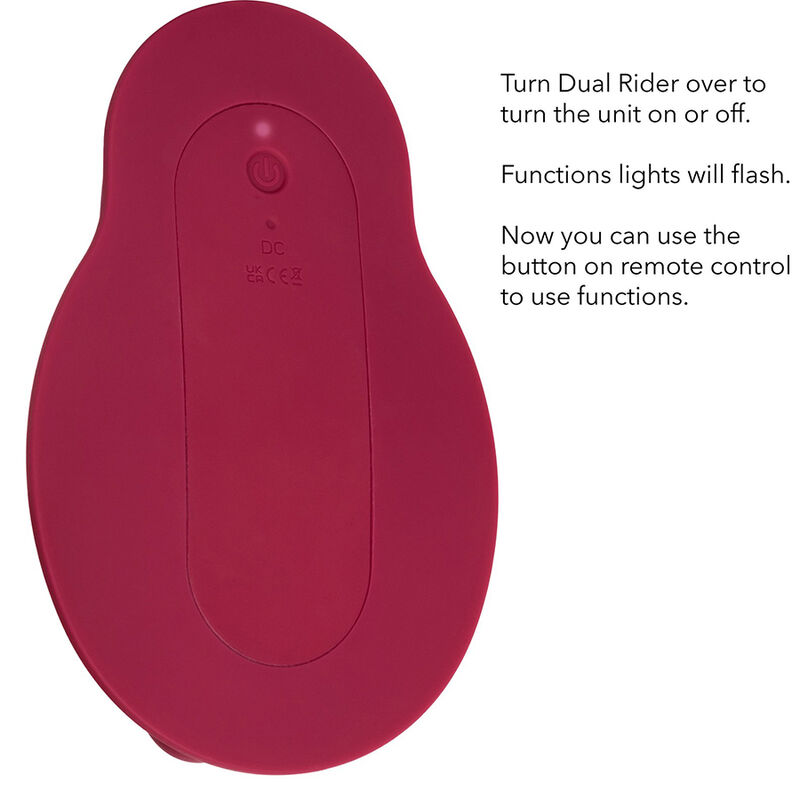 Masseur double moteur rider télécommandé — CALEXOTICS