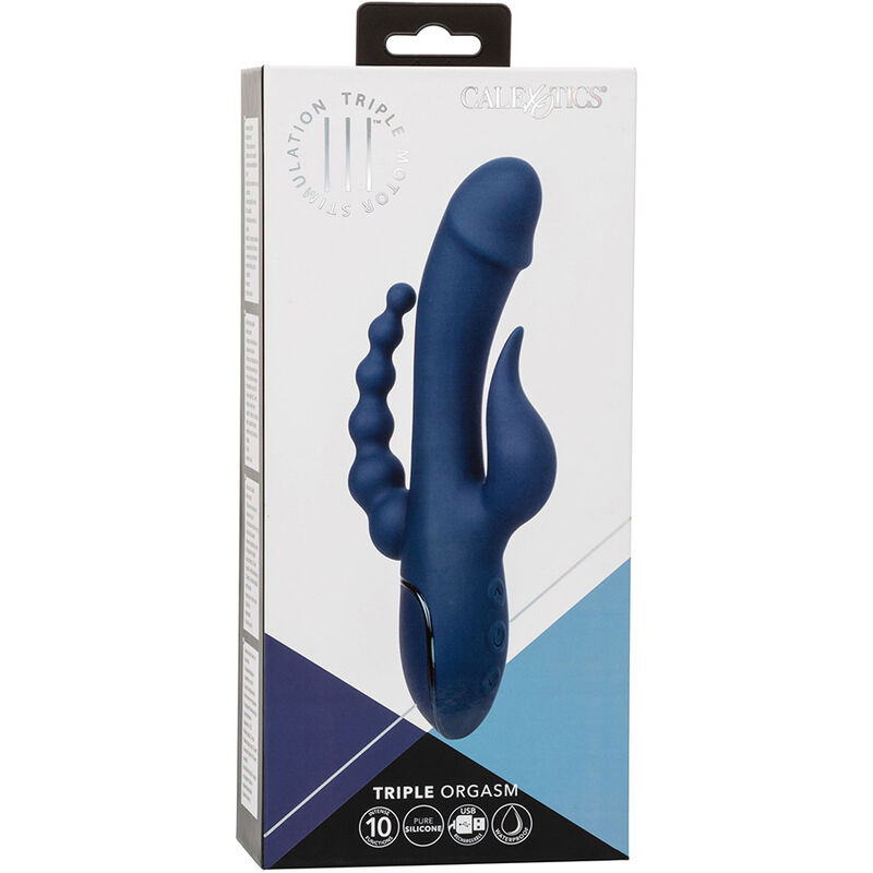 Vibrateur triple plaisir rechargeable — CALEXOTICS