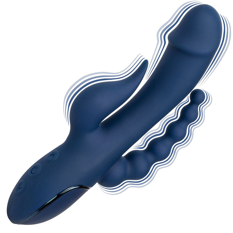 Vibrateur triple plaisir rechargeable — CALEXOTICS
