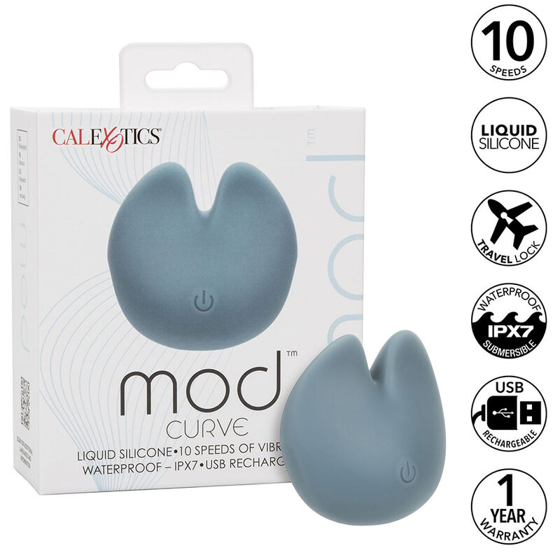 Stimulateur vibrant double courbe Mod Curve — CALEXOTICS