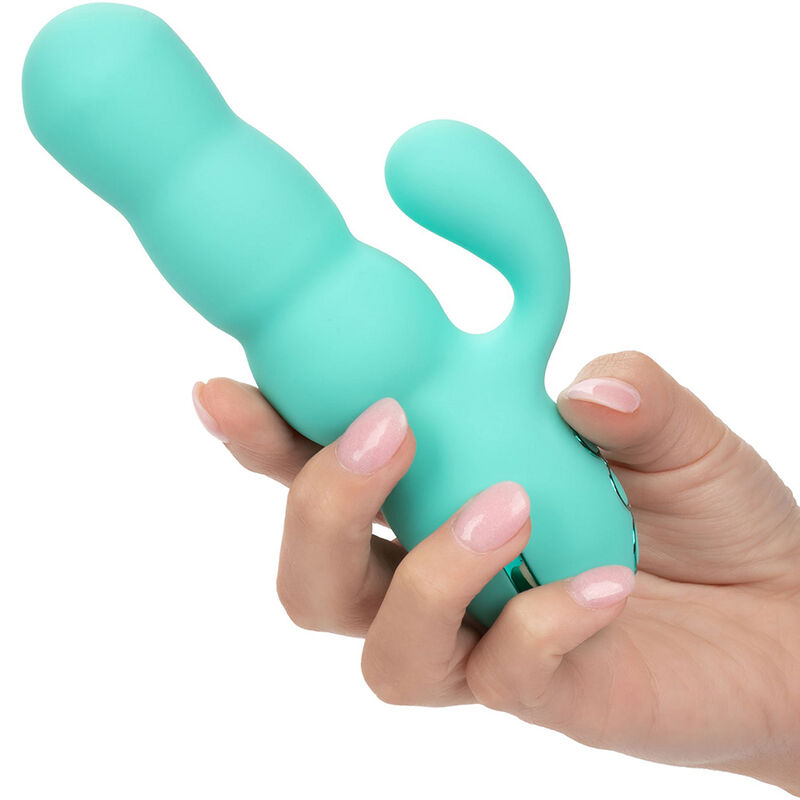 Vibrateur rabbit Del Mar Diva aqua green — CALEXOTICS