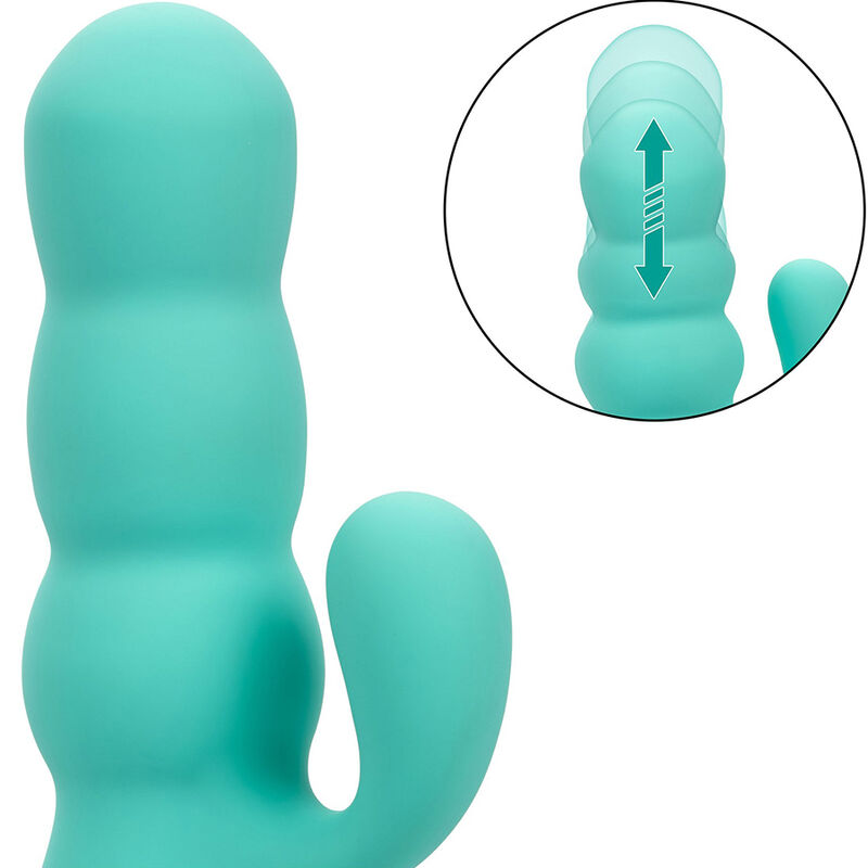 Vibrateur rabbit Del Mar Diva aqua green — CALEXOTICS