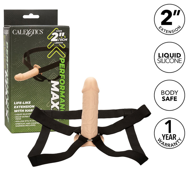 Extension réaliste Performance Maxx avec harnais teint clair — CALEXOTICS