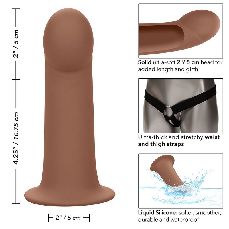 Extension de plaisir Performance Maxx avec harnais teinte naturelle — CALEXOTICS