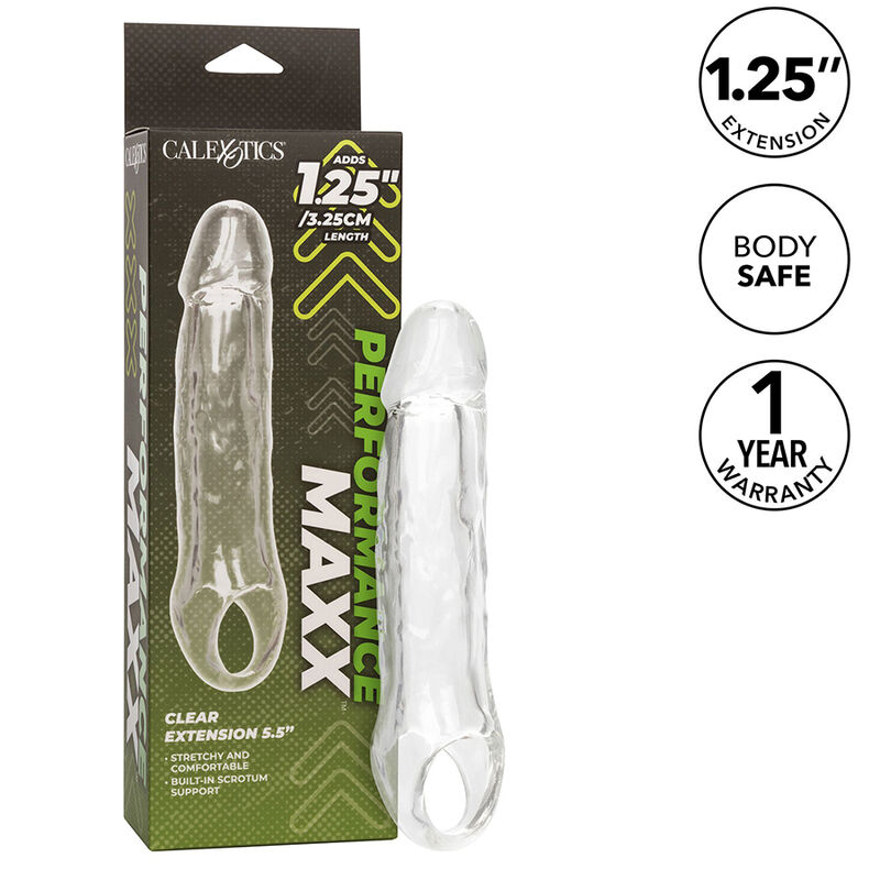 Transparent Penis Extension Performance Maxx 5.5" — CALEXOTICS
