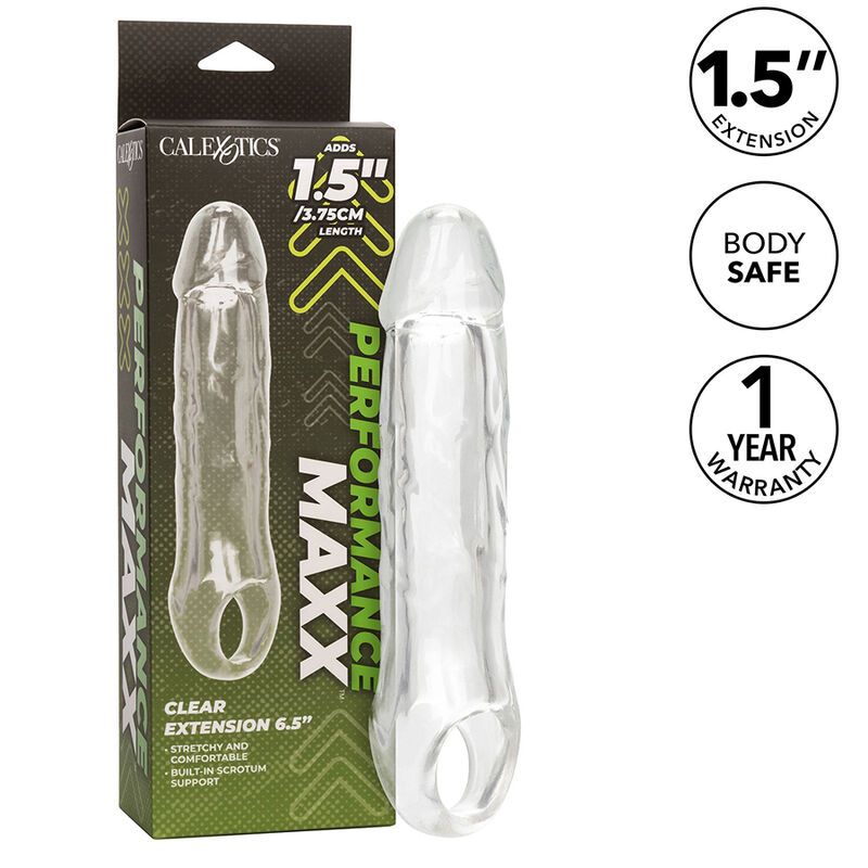 Extension performance transparente 6,5 pouces — CALEXOTICS