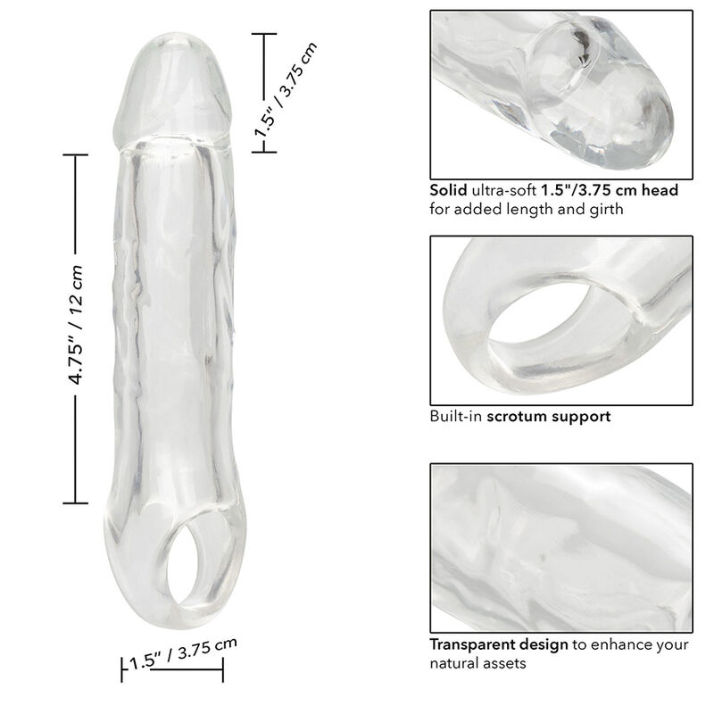 Transparent Performance Extension 6.5 Inches — CALEXOTICS