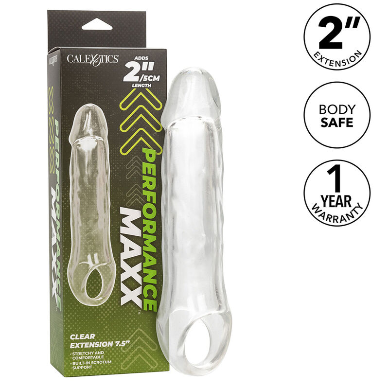 Extension Performance Maxx transparente 7,5 pouces — CALEXOTICS