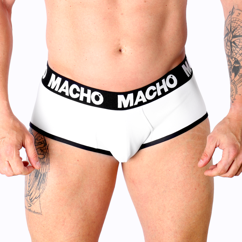 Slip blanc rehausseur confortable — MACHO UNDERWEAR